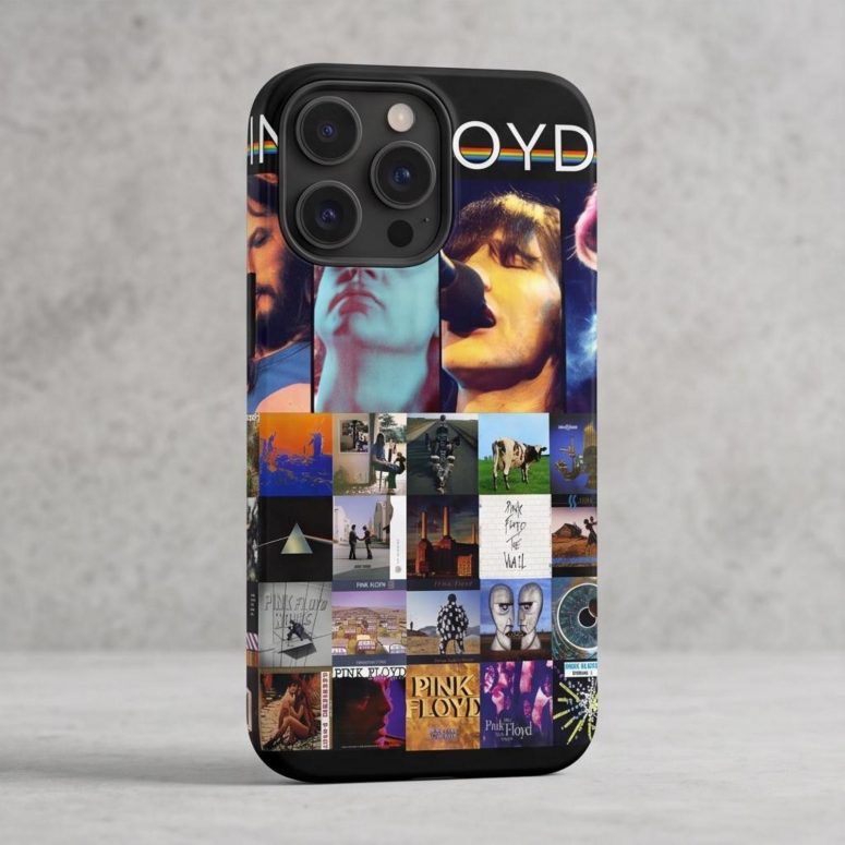 Pink Floyd Phone Case - Retro DSOTM Members Pink Floyd Phone Case - Retro DSOTM Members