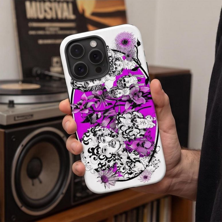 Pink Floyd Phone Case - Tallenge Pink Floyd And Jimi Hendrix 1967 Vintage UK Concert