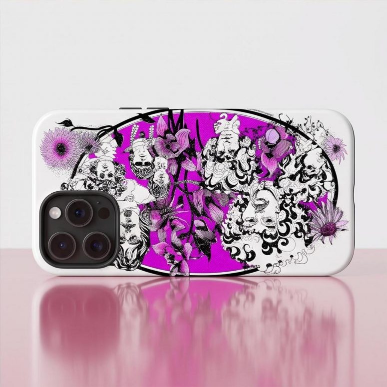 Pink Floyd Phone Case - Tallenge Pink Floyd And Jimi Hendrix 1967 Vintage UK Concert