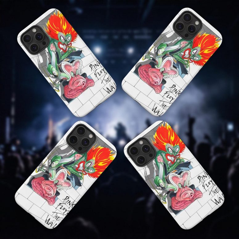 Pink Floyd Phone Case - The Characters The Wall Pink Floyd Phone Case - The Characters The Wall