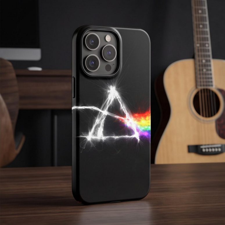 Pink Floyd Phone Case - The Dark Side Of The Moon Electric Smoke Pink Floyd Phone Case - The Dark Side Of The Moon Electric Smoke