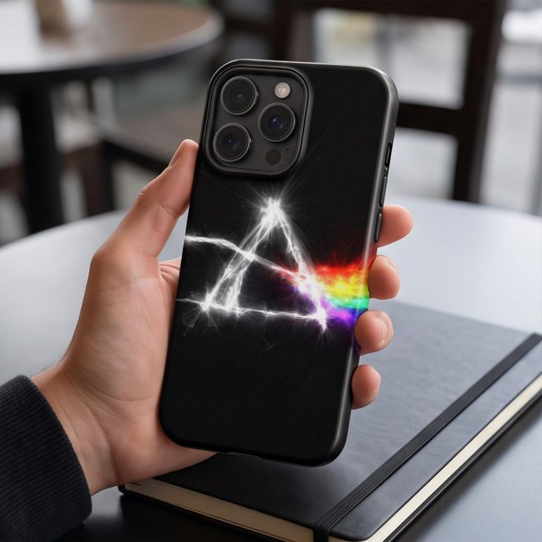 Pink Floyd Phone Case - The Dark Side Of The Moon Electric Smoke Pink Floyd Phone Case - The Dark Side Of The Moon Electric Smoke