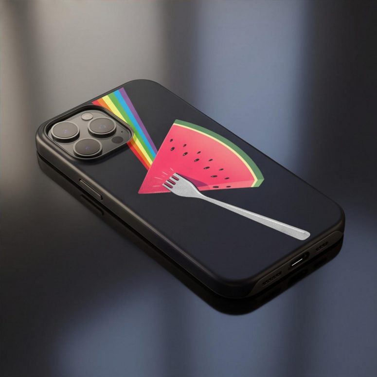 Pink Floyd Phone Case - The Fork Side of the Watermelon Pink Floyd Phone Case - The Fork Side of the Watermelon