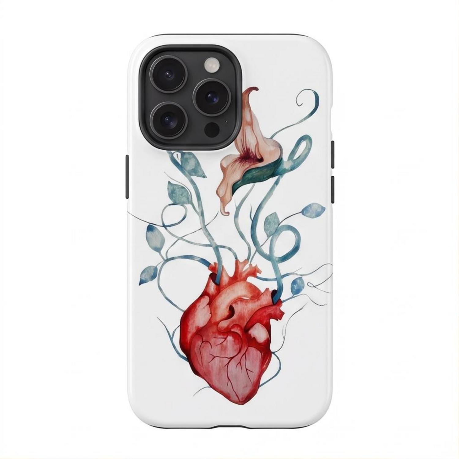 Pink Floyd Phone Case - The Wall Flower Heart What shall we do now Pink Floyd Phone Case - The Wall Flower Heart What shall we do now