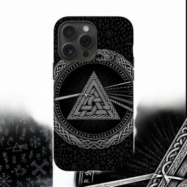 Pink Floyd Phone Case - Viking Valknut Dark Side Of The Moon