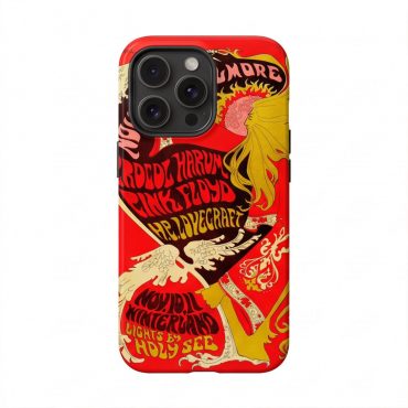 Pink Floyd Phone Case - Vintage Concert Poster from Fillmore Auditorium