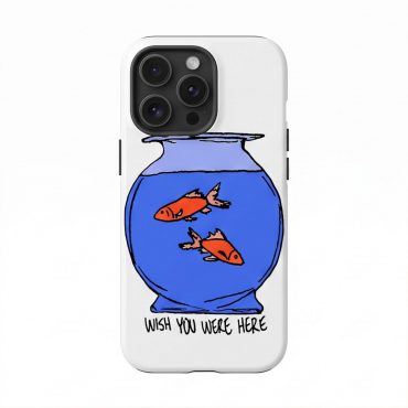 Pink Floyd Phone Case - Wish You Were Here lost souls in Fish Bowl Doodle Art Pink Floyd Phone Case - Wish You Were Here lost souls in Fish Bowl Doodle Art