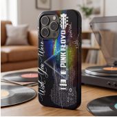 Pink Floyd Phone Case - Wish You Were Here With Guitar Typography And Signatures Pink Floyd Phone Case - Wish You Were Here With Guitar Typography And Signatures