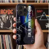 Pink Floyd Phone Case - Wish You Were Here With Guitar Typography And Signatures Pink Floyd Phone Case - Wish You Were Here With Guitar Typography And Signatures