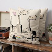 Pink Floyd Pillow Cover - Album Art DSOTM Animals The Wall
