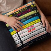 Pink Floyd Pillow Cover - Albums Cassette Retro Collection