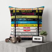 Pink Floyd Pillow Cover - Albums Cassette Retro Collection