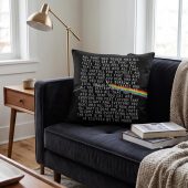 Pink Floyd Pillow Cover - All that you touch and all that you see Eclipse Lyrics