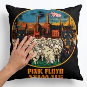 Pink Floyd Pillow Cover - Animals Dog Sheep Pig trippy Pink Floyd Pillow Cover - Animals Dog Sheep Pig trippy