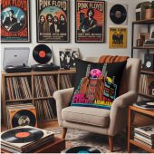 Pink Floyd Pillow Cover - Animals Psychedelic Art Pink Floyd Pillow Cover - Animals Psychedelic Art