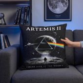 Pink Floyd Pillow Cover - Artemis II Dark Side of the Moon Space Mission Pink Floyd Pillow Cover - Artemis II Dark Side of the Moon Space Mission