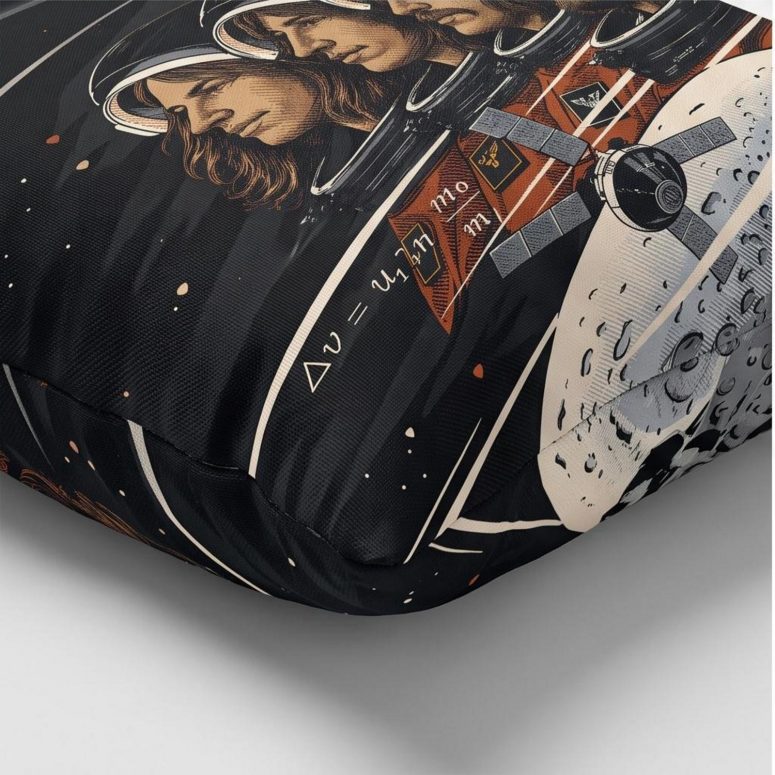 Pink Floyd Pillow Cover - Artemis II See You On The Dark Side Of The Moon Pink Floyd Pillow Cover - Artemis II See You On The Dark Side Of The Moon