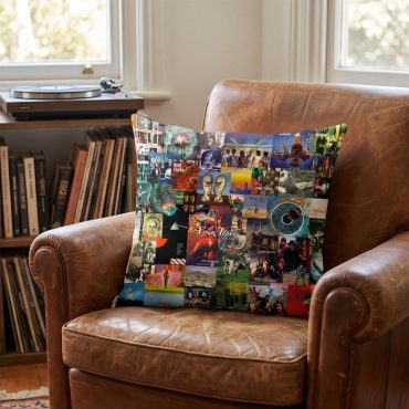 Pink Floyd Pillow Cover - Collage Albums