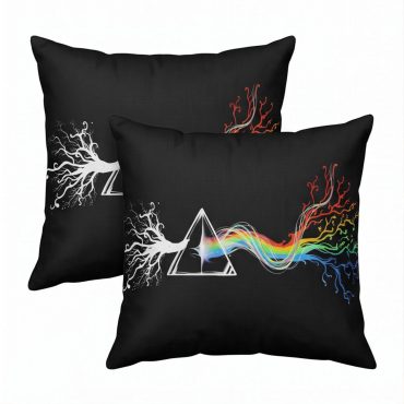 Pink Floyd Pillow Cover - Dark Side Of Roots Prism