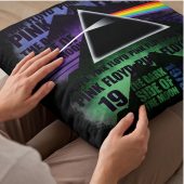 Pink Floyd Pillow Cover - Dark Side of The Moon 1973 Pyramid Prims