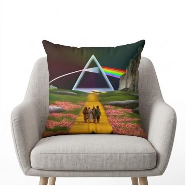Pink Floyd Pillow Cover - Dark Side of the Rainbow x Wizard of Oz at The Logan Theatre