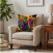 Pink Floyd Pillow Cover - David Gilmour Legend Abstract Art Pink Floyd Pillow Cover - David Gilmour Legend Abstract Art