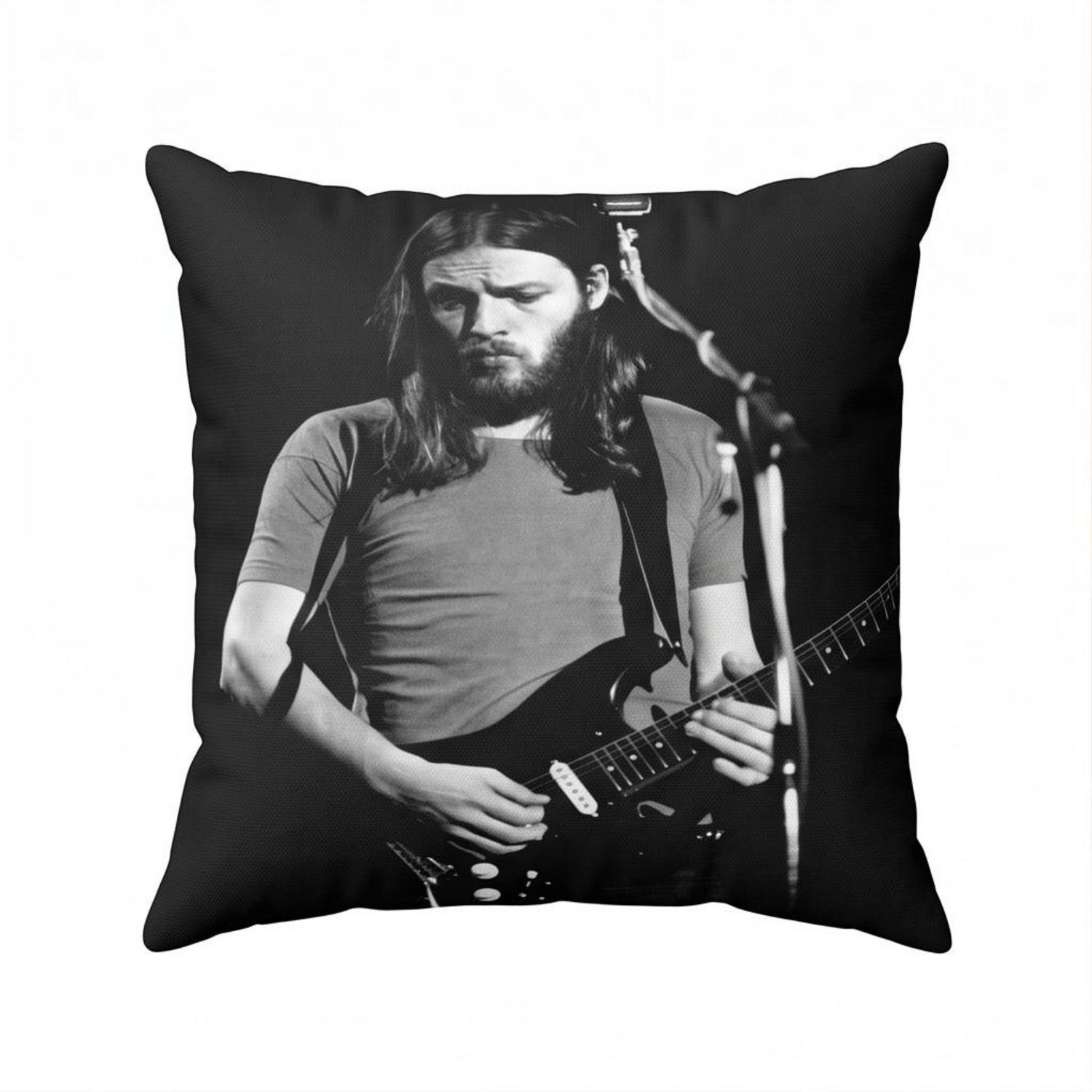 Pink Floyd Pillow Cover - David Gilmour Live In Concert 1974 Pink Floyd Pillow Cover - David Gilmour Live In Concert 1974