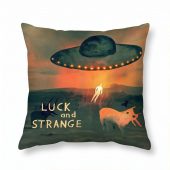 Pink Floyd Pillow Cover - David GIlmour Luck And Strange Dark and Velvet Nights