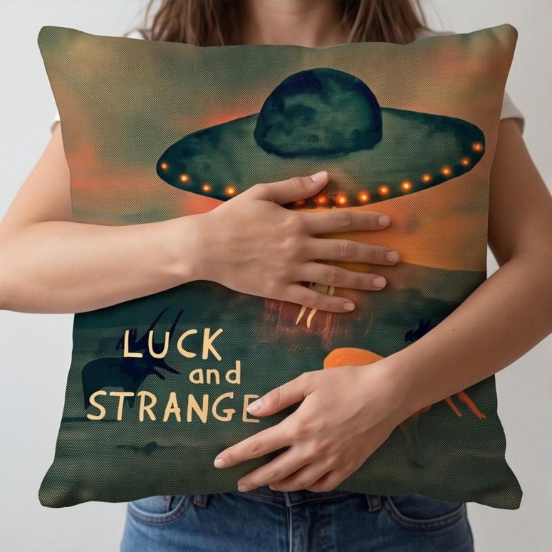 Pink Floyd Pillow Cover - David GIlmour Luck And Strange Dark and Velvet Nights Pink Floyd Pillow Cover - David GIlmour Luck And Strange Dark and Velvet Nights