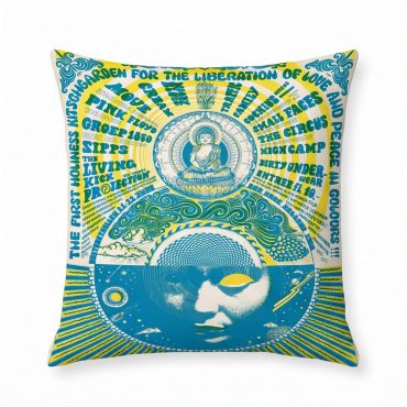 Pink Floyd Pillow Cover - Den Haag Netherlands 1968 Concert