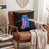 Pink Floyd Pillow Cover - Drink Floyd Alice in Wonderland Meets TDSOTM Pink Floyd Pillow Cover - Drink Floyd Alice in Wonderland Meets TDSOTM