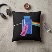 Pink Floyd Pillow Cover - Drink Floyd Alice in Wonderland Meets TDSOTM Pink Floyd Pillow Cover - Drink Floyd Alice in Wonderland Meets TDSOTM