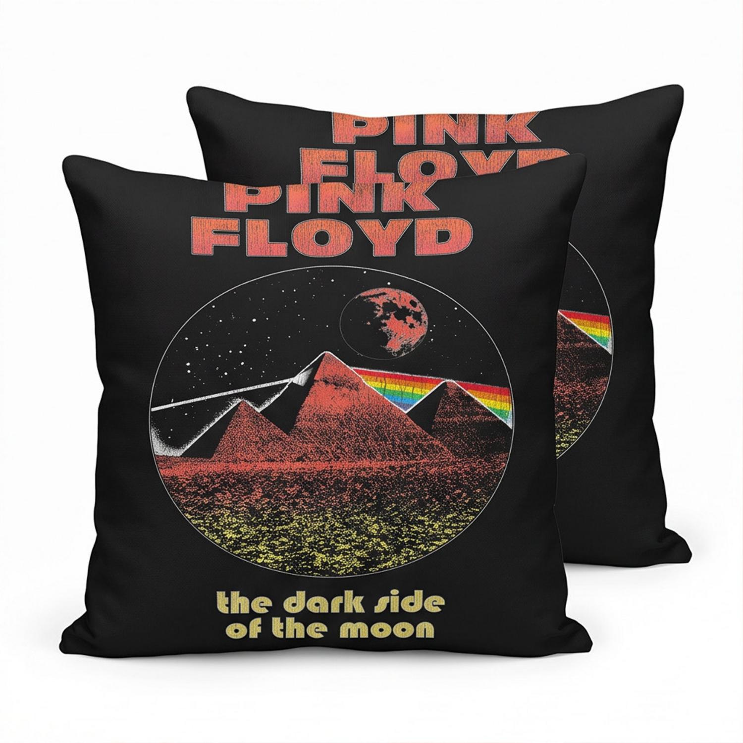 Pink Floyd Pillow Cover - DSOTM50 Pyramid Pink Floyd Pillow Cover - DSOTM50 Pyramid