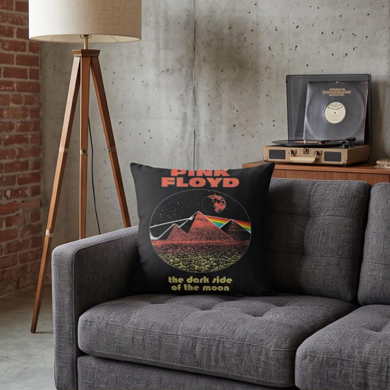 Pink Floyd Pillow Cover - DSOTM50 Pyramid Pink Floyd Pillow Cover - DSOTM50 Pyramid