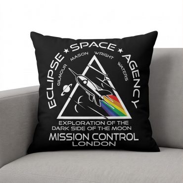 Pink Floyd Pillow Cover - Eclipse Space Agency Exploration of TDSOTM Mission Control London Pink Floyd Pillow Cover - Eclipse Space Agency Exploration of TDSOTM Mission Control London