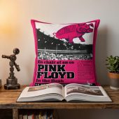 Pink Floyd Pillow Cover - En Chair Et En Os Le Stade Olympique In The Flesh Concert