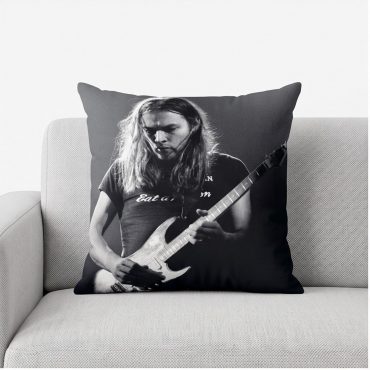 Pink Floyd Pillow Cover - Gilmour at Earls Court with the Black Strat 1973