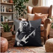 Pink Floyd Pillow Cover - Gilmour at Earls Court with the Black Strat 1973 Pink Floyd Pillow Cover - Gilmour at Earls Court with the Black Strat 1973