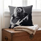 Pink Floyd Pillow Cover - Gilmour at Earls Court with the Black Strat 1973 Pink Floyd Pillow Cover - Gilmour at Earls Court with the Black Strat 1973
