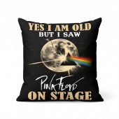 Pink Floyd Pillow Cover - I Am Old But I Saw Pink Floyd On Stage DSOTM