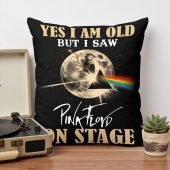 Pink Floyd Pillow Cover - I Am Old But I Saw Pink Floyd On Stage DSOTM
