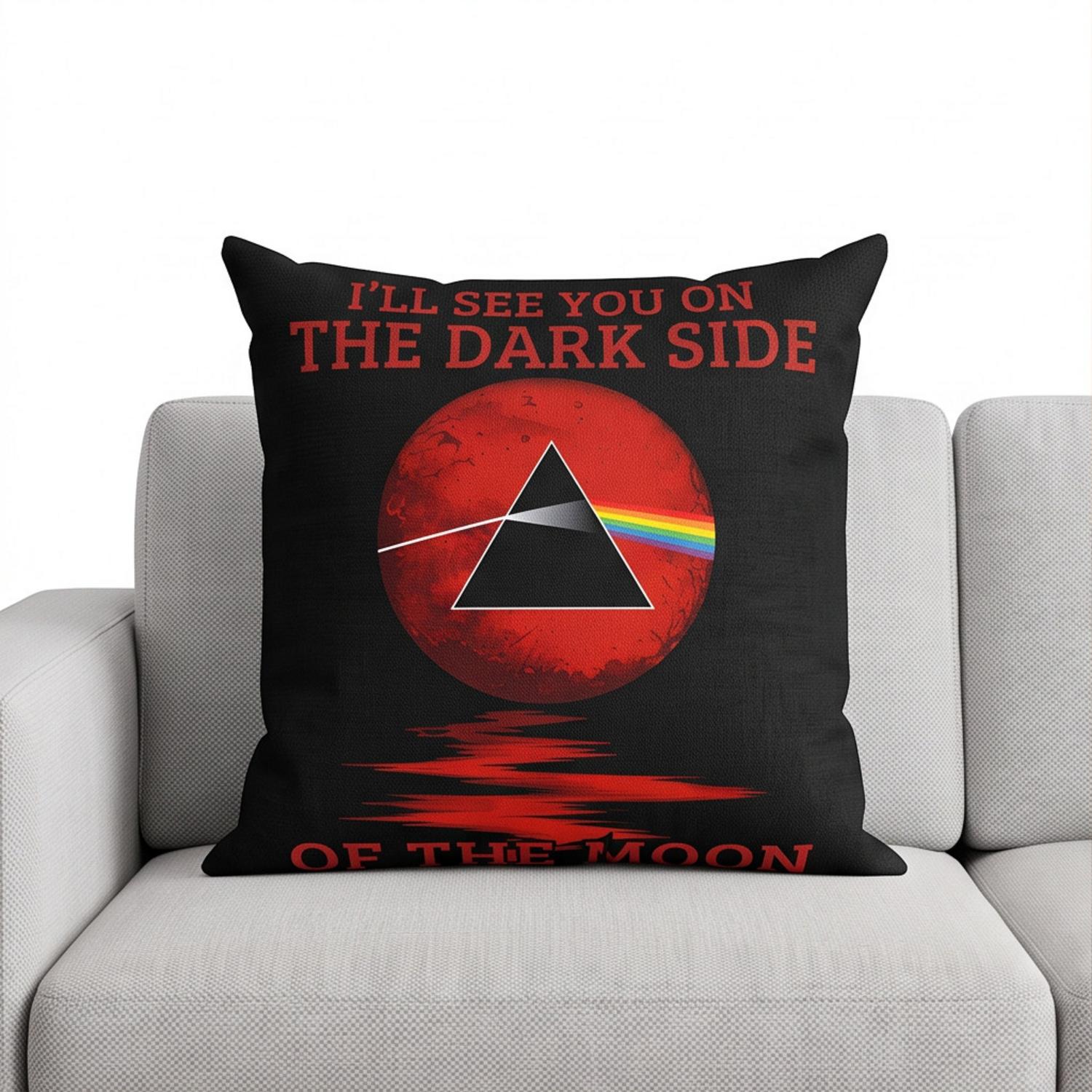 Pink Floyd Pillow Cover - I’ll see you on the Dark Side Pink Floyd Pillow Cover - I’ll see you on the Dark Side