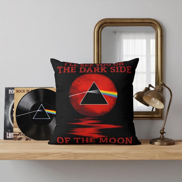 Pink Floyd Pillow Cover - I’ll see you on the Dark Side Pink Floyd Pillow Cover - I’ll see you on the Dark Side
