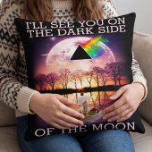 Pink Floyd Pillow Cover - I’ll See You On The Dark Side Of The Moon