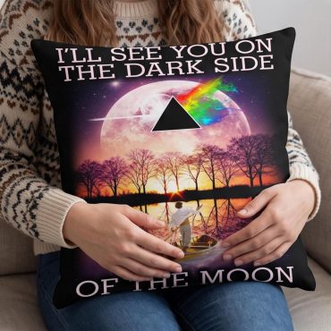 Pink Floyd Pillow Cover - I’ll See You On The Dark Side Of The Moon