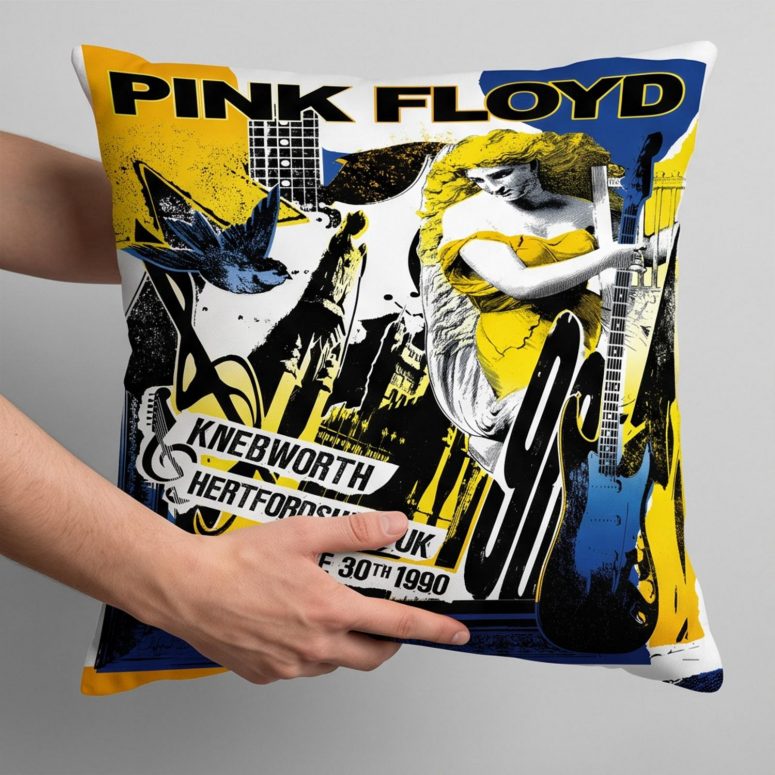 Pink Floyd Pillow Cover - Knebworth 1990 Pink Floyd Pillow Cover - Knebworth 1990