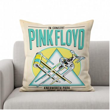 Pink Floyd Pillow Cover - Knebworth Park 1975 Pink Floyd Pillow Cover - Knebworth Park 1975