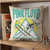 Pink Floyd Pillow Cover - Knebworth Park 1975 Pink Floyd Pillow Cover - Knebworth Park 1975