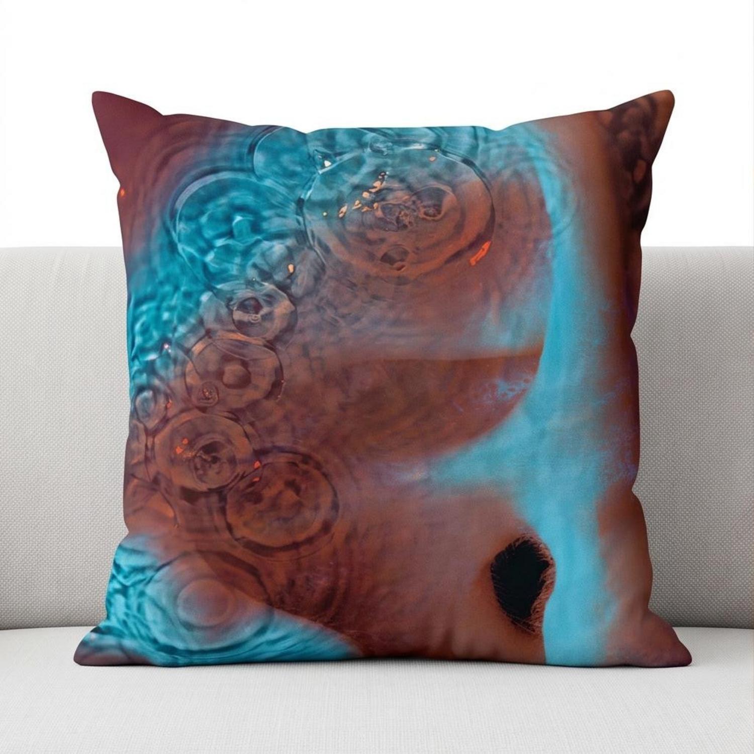 Pink Floyd Pillow Cover - Meddle Album Cover 1971 Pink Floyd Pillow Cover - Meddle Album Cover 1971