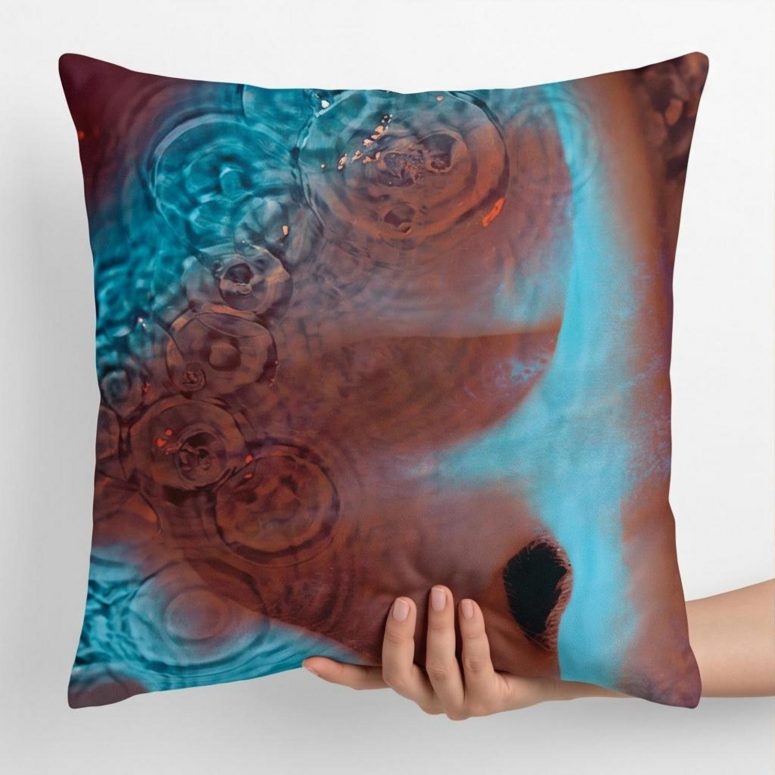 Pink Floyd Pillow Cover - Meddle Album Cover 1971 Pink Floyd Pillow Cover - Meddle Album Cover 1971